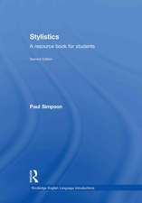 Stylistics: A Resource Book for Students