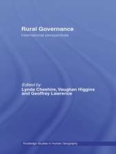 Rural Governance: International Perspectives