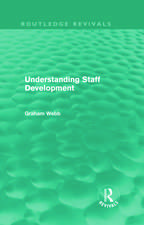 Understanding Staff Development (Routledge Revivals)