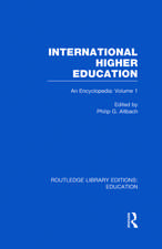 International Higher Education Volume 1: An Encyclopedia