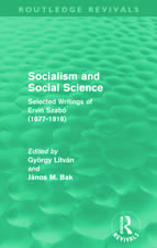 Socialism and Social Science (Routledge Revivals)