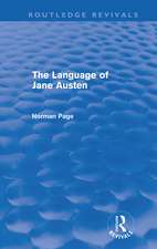 The Language of Jane Austen (Routledge Revivals)