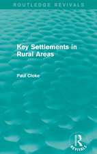 Key Settlements in Rural Areas (Routledge Revivals)