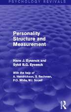 Personality Structure and Measurement