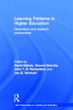 Learning Patterns in Higher Education: Dimensions and research perspectives