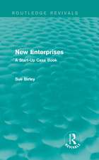 New Enterprises (Routledge Revivals): A Start-Up Case Book