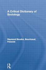 A Critical Dictionary of Sociology