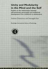 Unity and Modularity in the Mind and Self: Studies on the Relationships between Self-awareness, Personality, and Intellectual Development from Childhood to Adolescence