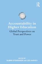 Accountability in Higher Education: Global Perspectives on Trust and Power