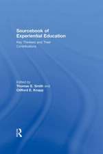 Sourcebook of Experiential Education: Key Thinkers and Their Contributions