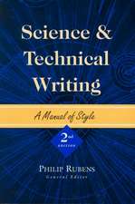 Science and Technical Writing: A Manual of Style