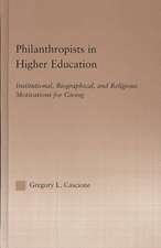 Philanthropists in Higher Education: Institutional, Biographical, and Religious Motivations for Giving