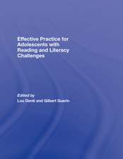 Effective Practice for Adolescents with Reading and Literacy Challenges