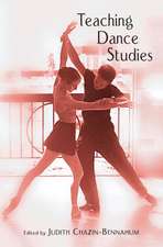 Teaching Dance Studies