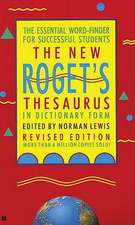 The New Roget's Thesaurus (Student Edition)