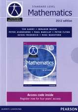 Wazir, I: Pearson Baccalaureate Standard Level Mathematics s