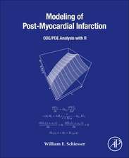 Modeling of Post-Myocardial Infarction: ODE/PDE Analysis with R