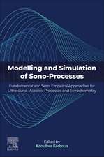 Modeling and Simulation of Sono-Processes: Fundamental and Semiempirical Approaches for Ultrasound-Assisted Processes and Sonochemistry