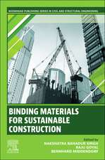 Binding Materials for Sust. Constr.