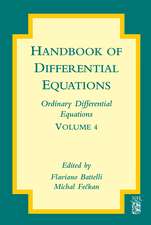 Handbook of Differential Equations: Ordinary Differential Equations