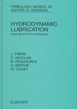 Hydrodynamic Lubrication: Bearings and Thrust Bearings