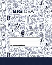 Big Idea School, Write-in, Composition, Large Size 8 x 10 In, Notebook (White)