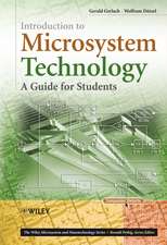 Introduction to Microsystem Technology – A Guide for Students