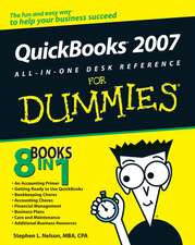 QuickBooks 2007 All–in–One Desk Reference For Dummies 3e