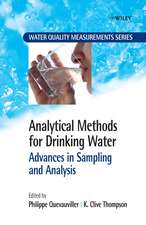 Analytical Methods for Drinking Water – Advances in Sampling and Analysis