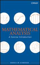 Mathematical Analysis – A Concise Introduction