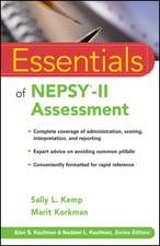 Essentials of NEPSY–II Assessment