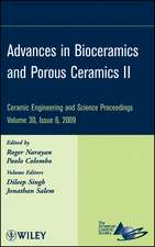 Advances in Bioceramics and Porous Ceramics II V30 Issue 6