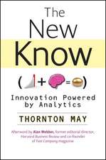 The New Know – Innovation Powered by Analytics