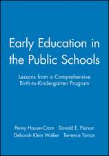 Early Education in Public Schools