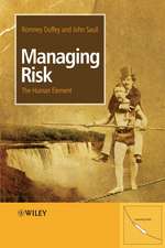 Managing Risk – The Human Element