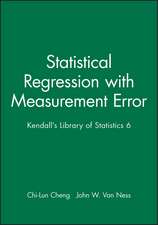 Statistical Regression with Measurement