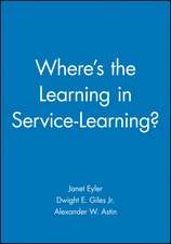 Where′s the Learning in Service–Learning?