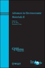 Advances in Electroceramic Materials II – Ceramic Transactions V221