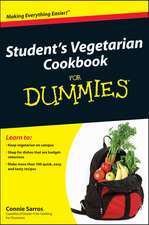 Student′s Vegetarian Cookbook For Dummies