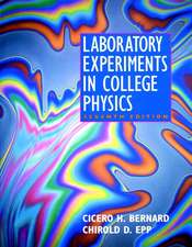 Laboratory Experiments in College Physics, 7th Edi (Paper only)