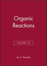 Organic Reactions V45