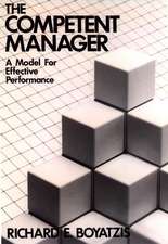 Competent Manager – Model for Effective Performance