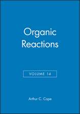 Organic Reactions V14