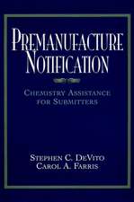 Premanufacture Notification – Chemistry Assistance for Submitters