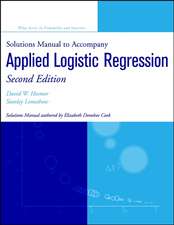 Solutions Manual to Accompany Applied Logistic Regression 2e