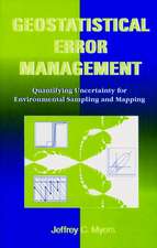 Geostatistical Error Management