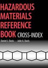 Hazardous Reference Book Cross Index