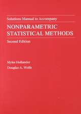 Nonparametric Statistical Methods, Solutions Manual