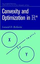 Convexity and Optimization in R–n