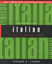 Italian – A Self–Teaching Guide 2e